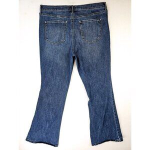 Jessica Simpson Size 16/33 Womens 31" Inseam Five Pocket Flare Blue Denim Jean